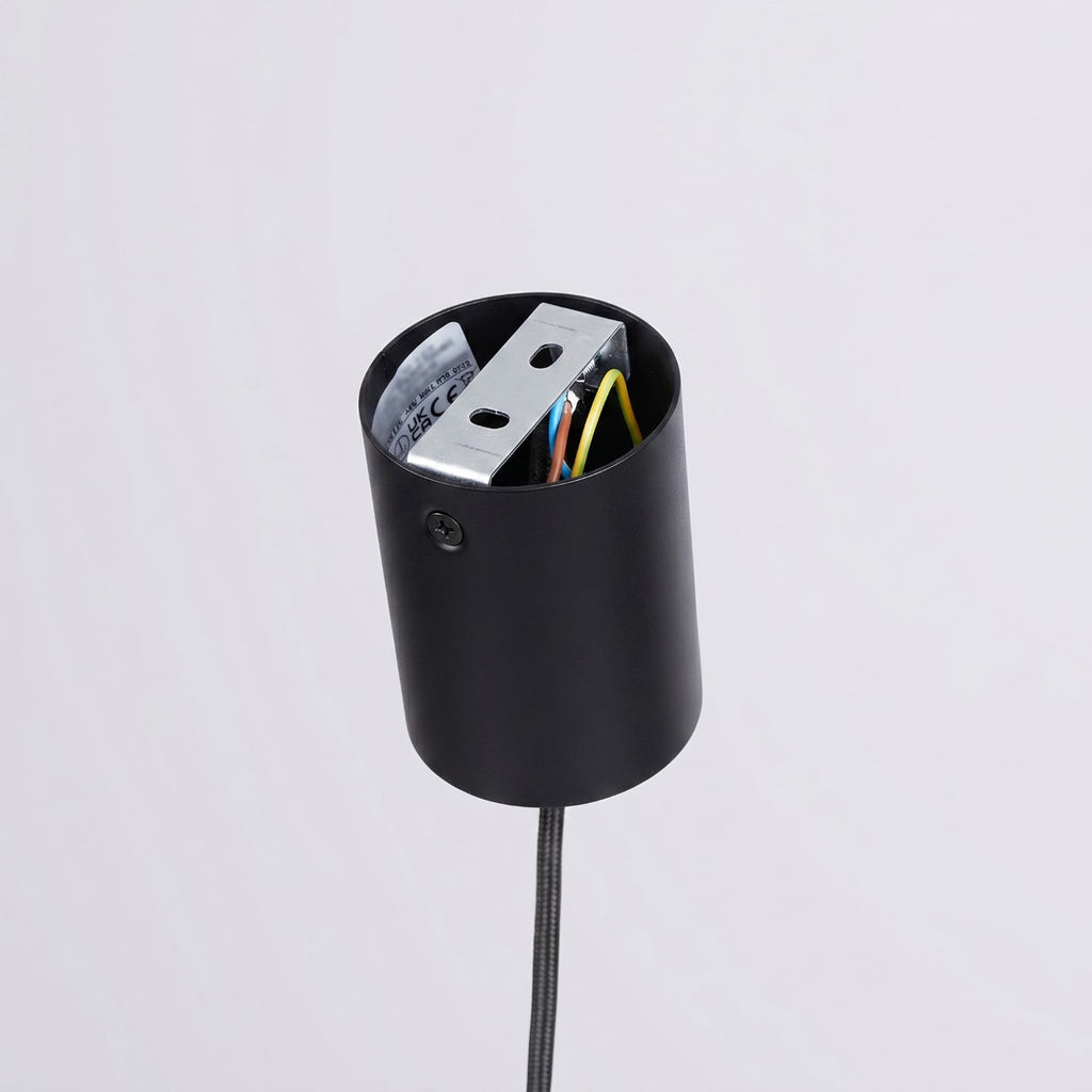 Suspension Nox cône 25 acier noir E27, vue 8