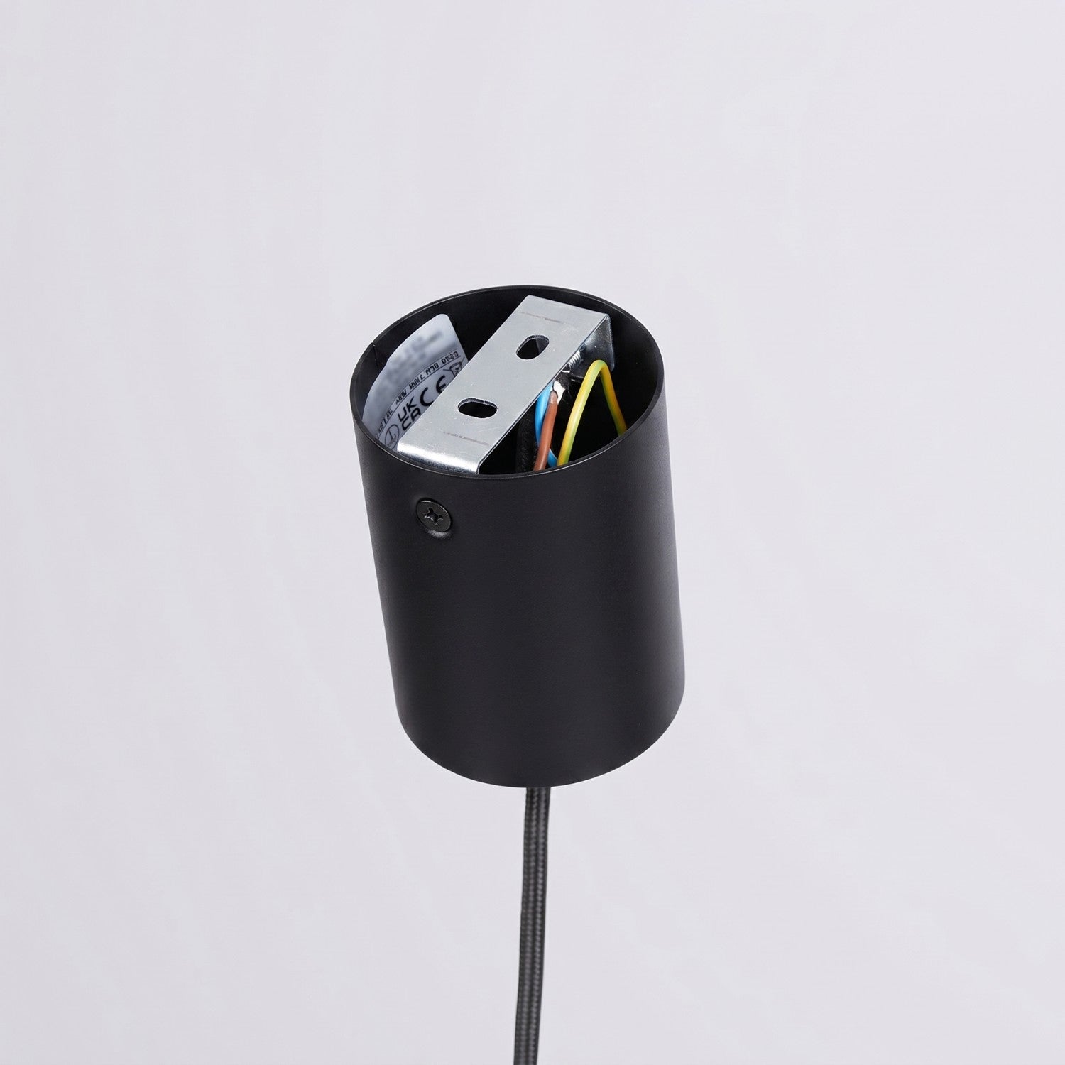 Suspension Nox cône 25 acier noir E27, vue 8