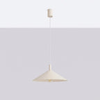 Suspension Nox cône 40 acier beige E27, vue 2