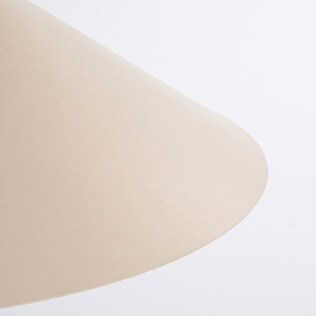Suspension Nox cône 40 acier beige E27, vue 5