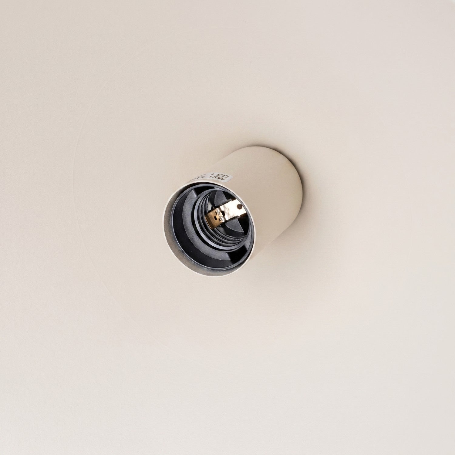 Suspension Nox cône 40 acier beige E27, vue 7