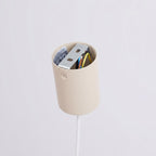 Suspension Nox cône 40 acier beige E27, vue 8