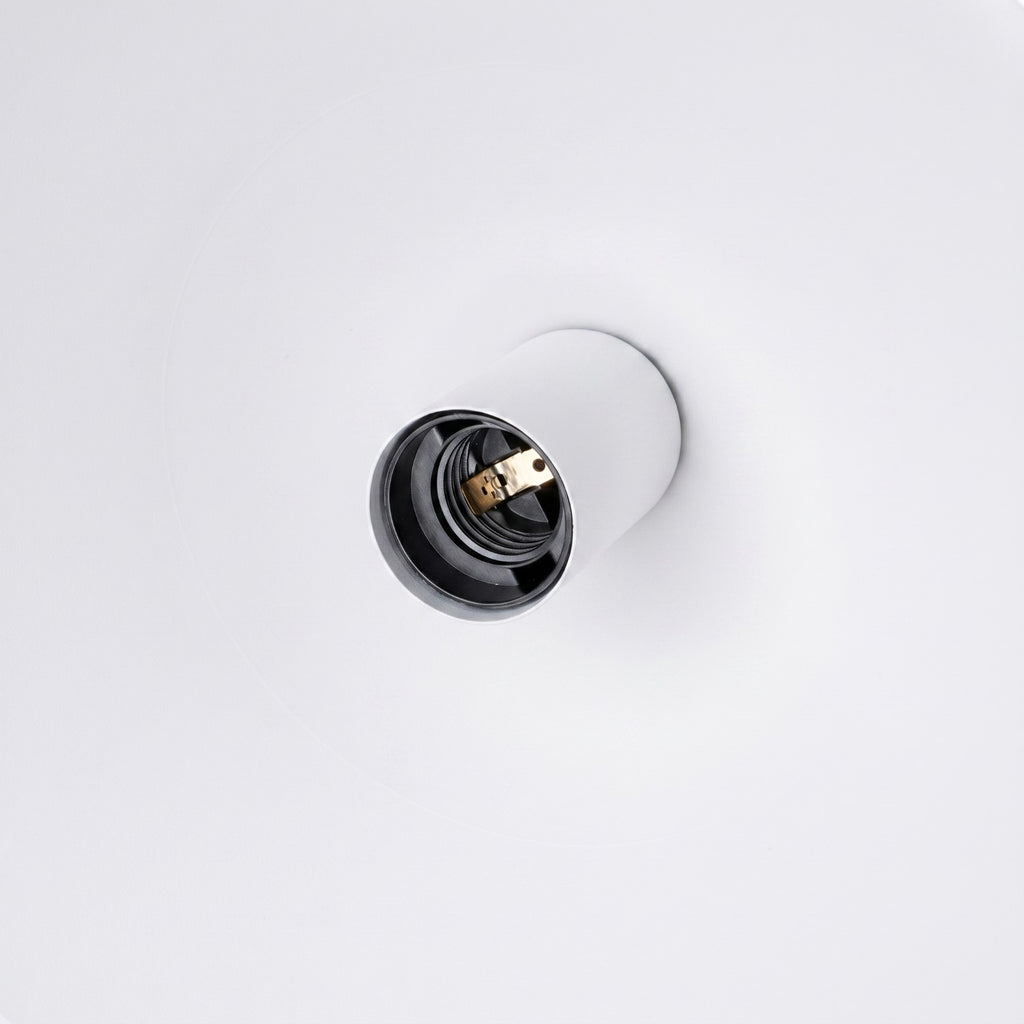 Suspension Nox cône 40 acier blanc E27, vue 7