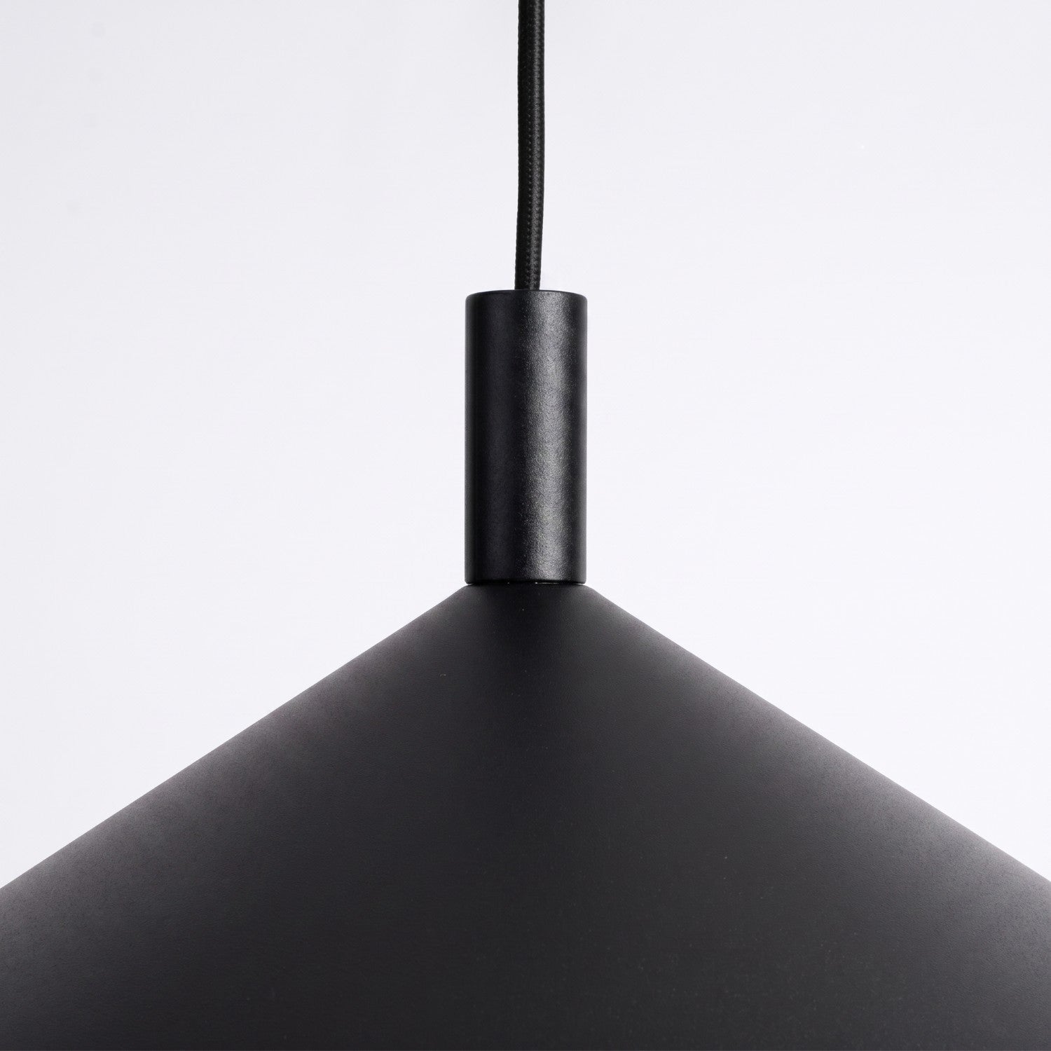 Suspension Nox cône 40 acier noir E27, vue 6