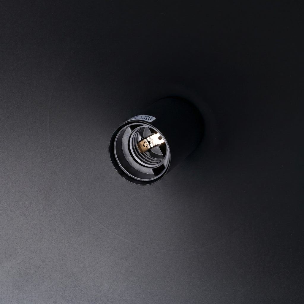 Suspension Nox cône 40 acier noir E27, vue 7