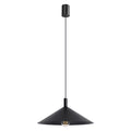 Suspension Nox cône 40 acier noir E27
