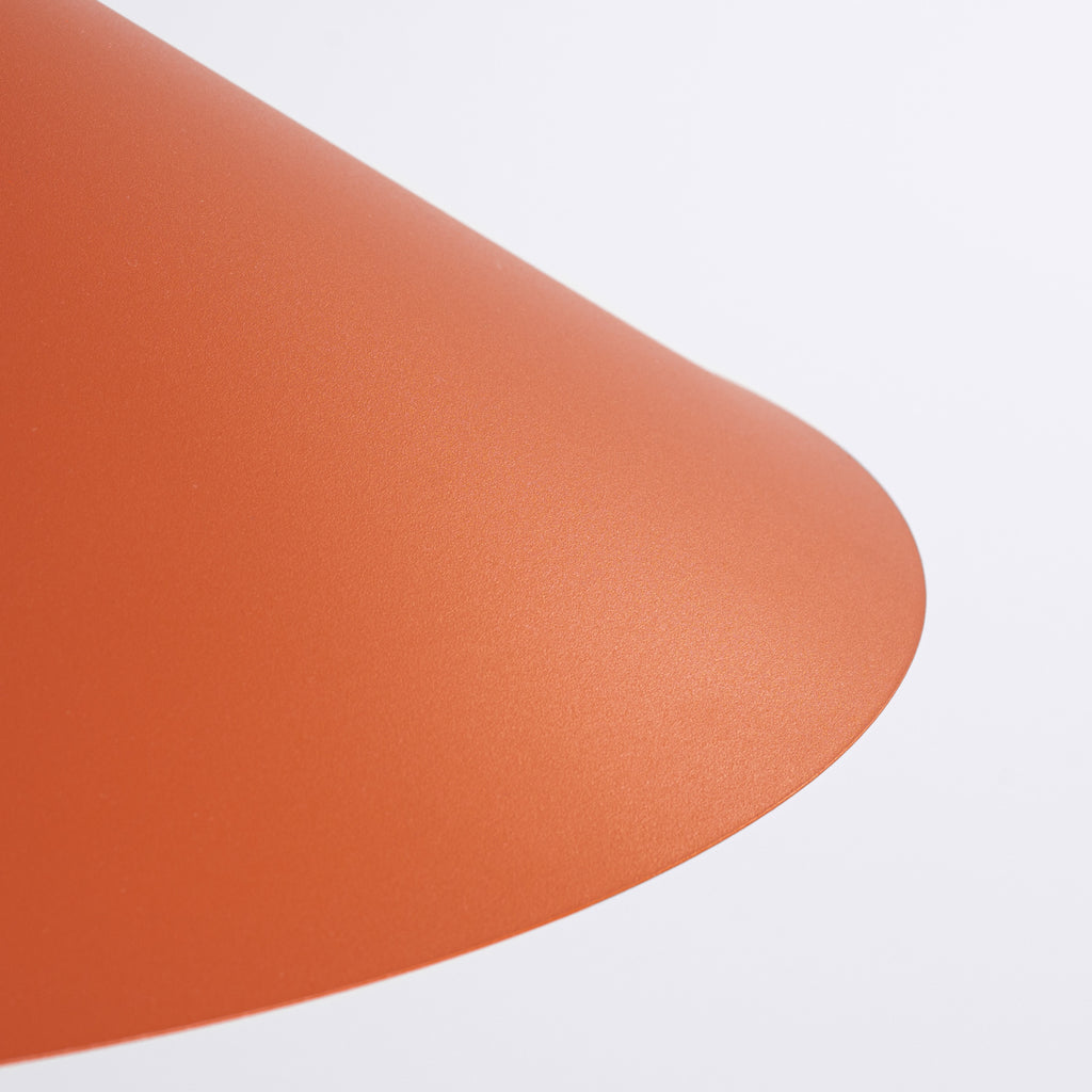 Suspension Nox cône 40 acier rouge ocre E27, vue 5