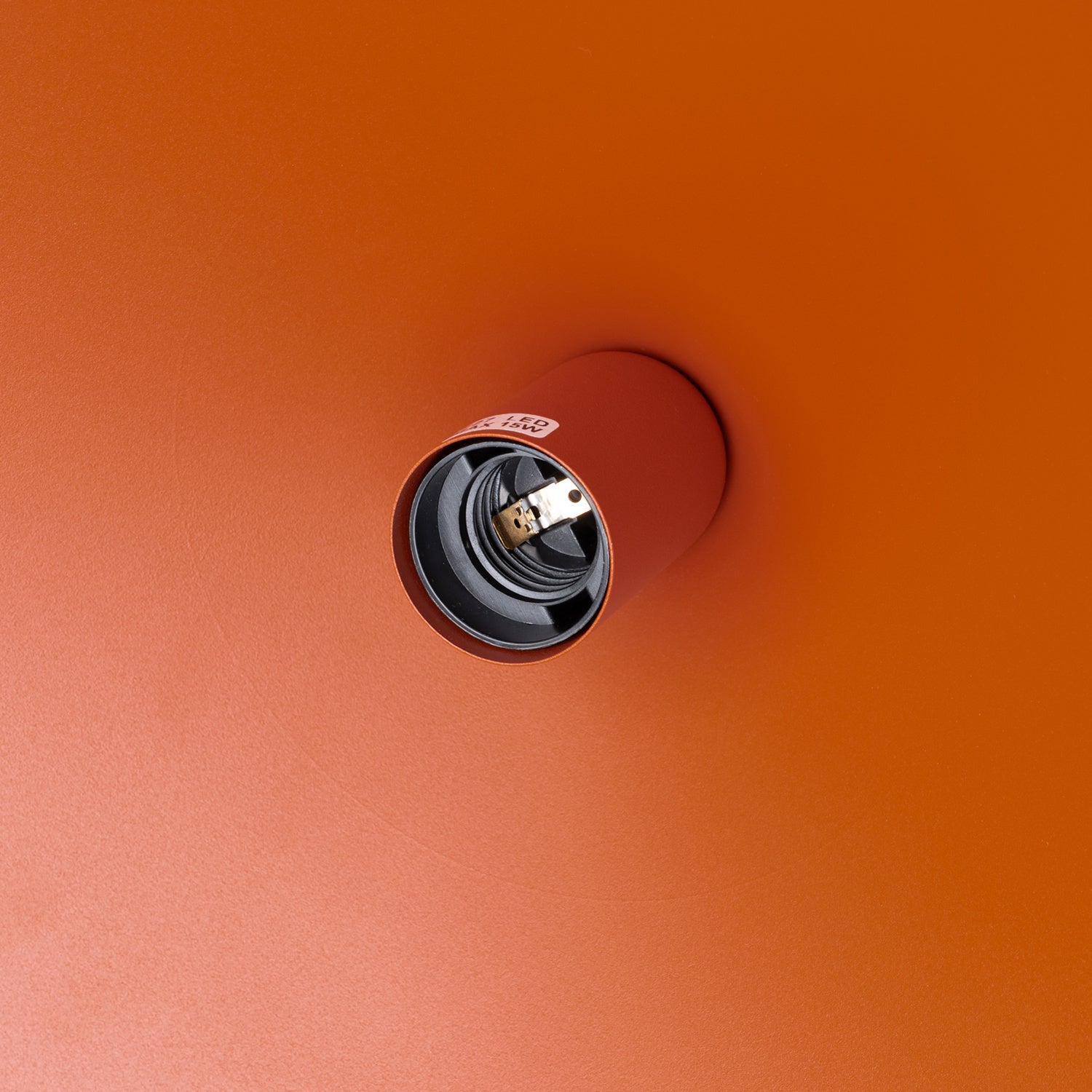 Suspension Nox cône 40 acier rouge ocre E27, vue 7