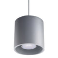 Suspension Orbis 1 aluminium gris