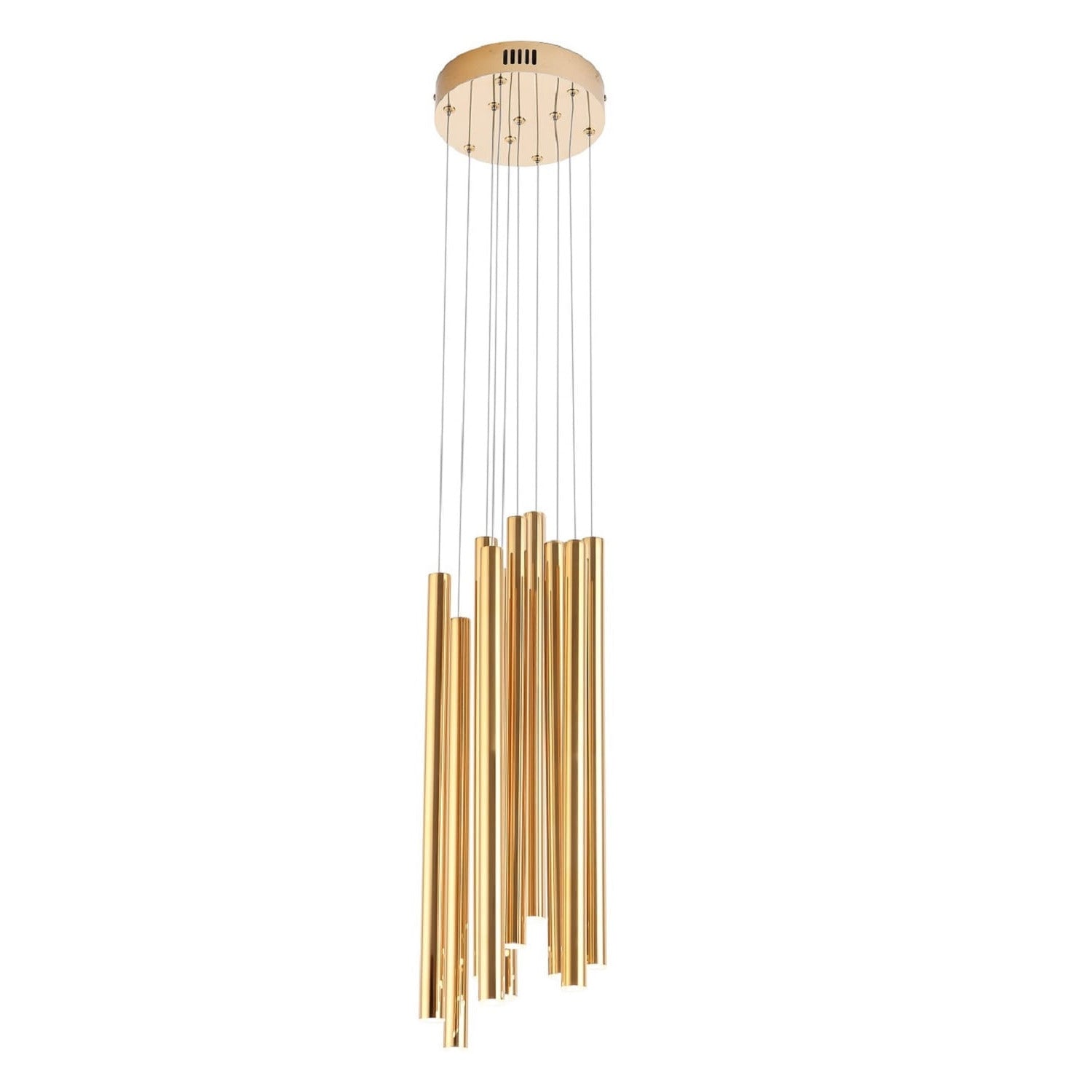 Suspension Organic 10 W dorée à variateur