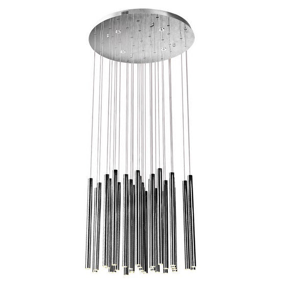 Suspension Organic chromée à variateur