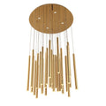 Suspension Organic dorée à variateur