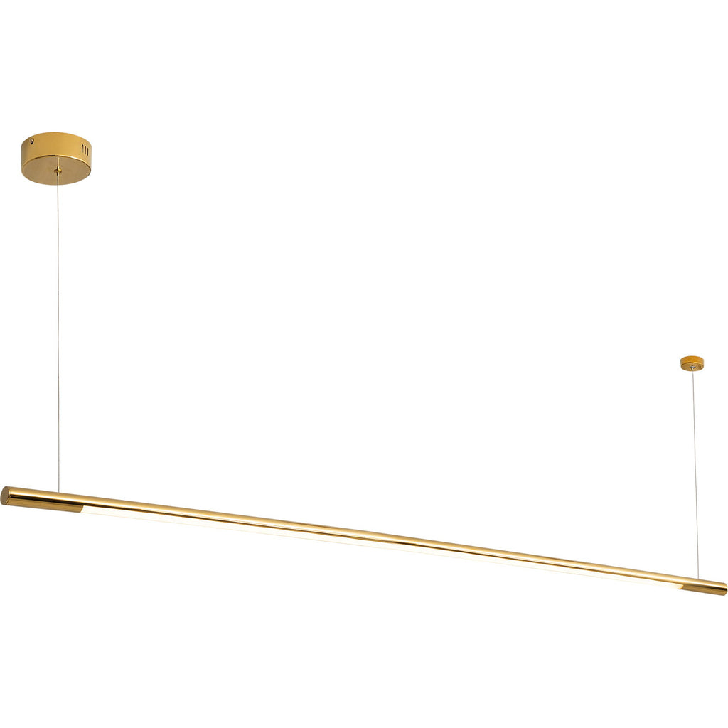 Suspension Organic Horizon 150 cm dorée