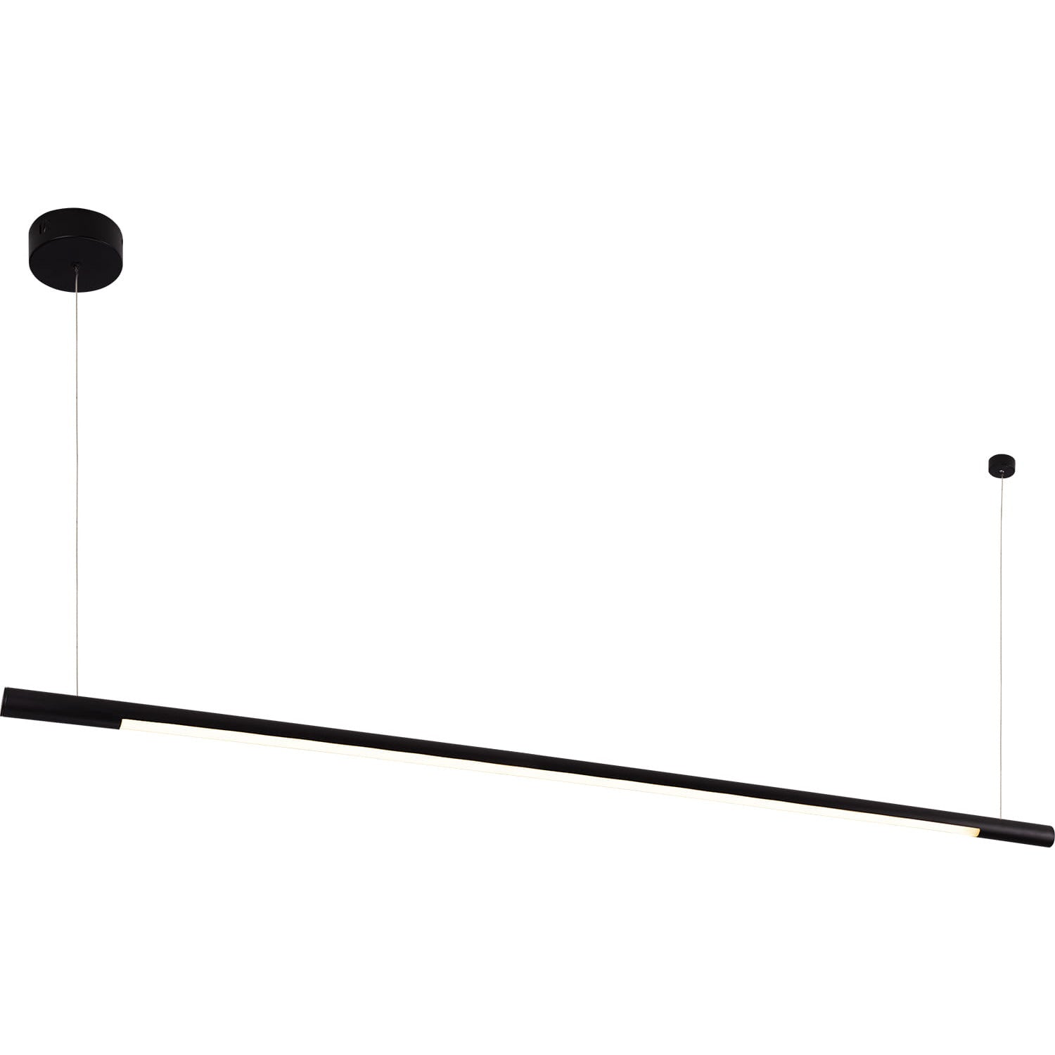 Suspension Organic Horizon 150 cm noire à variateur