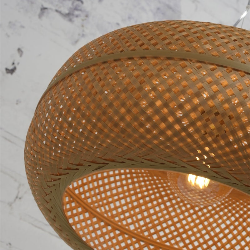 Dimensions Suspension Palawan bambou naturel 60 cm E27