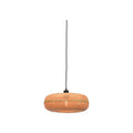 Suspension Palawan bambou naturel galette 40 cm E27