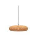Suspension Palawan bambou naturel galette 60 cm E27