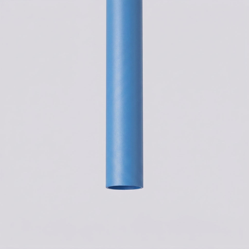 Suspension Pastelo 2 tubes fins bleu azur G9, vue 4