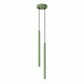 Suspension Pastelo 2 tubes fins vert sauge G9