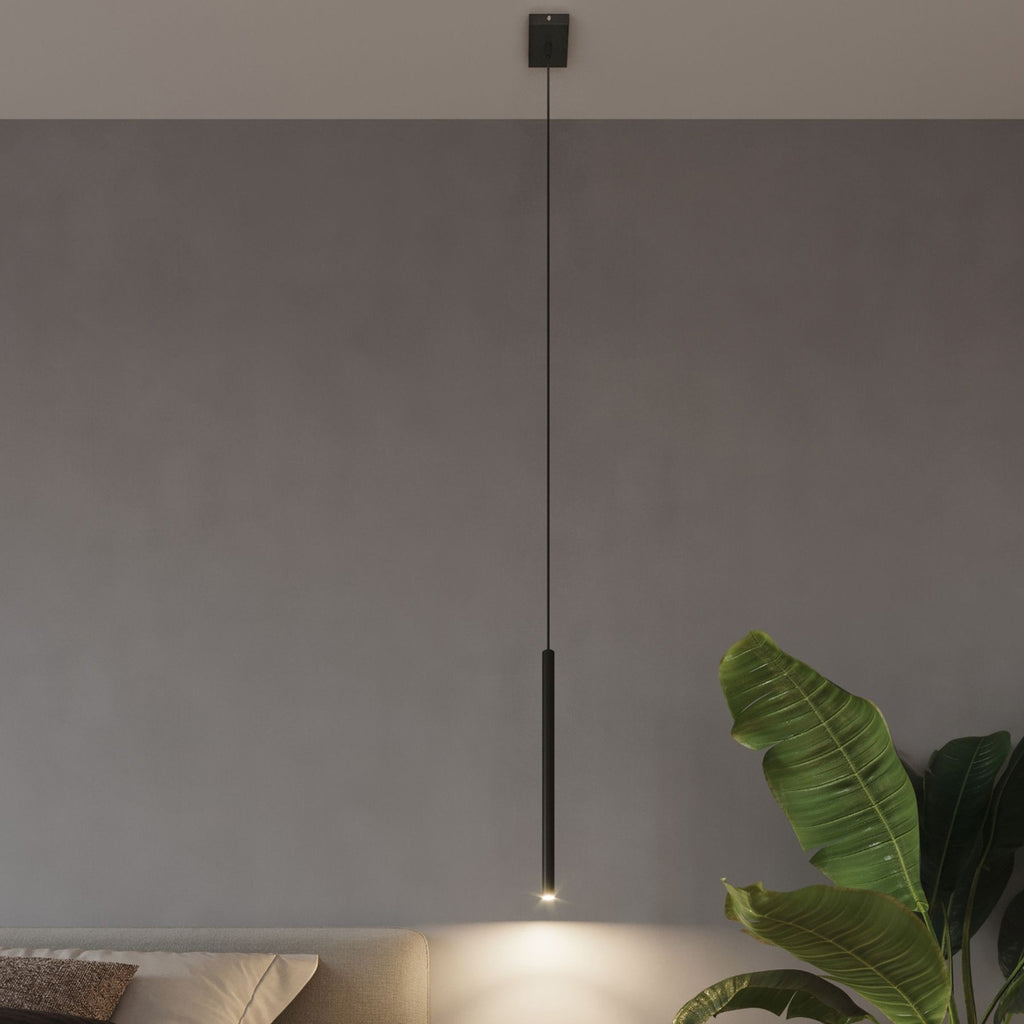 Luminaires Pastelo noir en situation dans un intérieur contemporain
