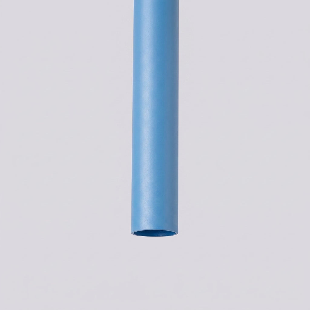Suspension Pastelo 3 en grappe tubes fins bleu azur G9, vue 4