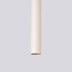 Suspension Pastelo 3 en grappe tubes fins beige G9, détail