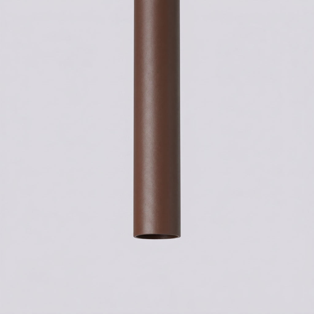 Suspension Pastelo 3 en grappe tubes fins brun G9, vue 4