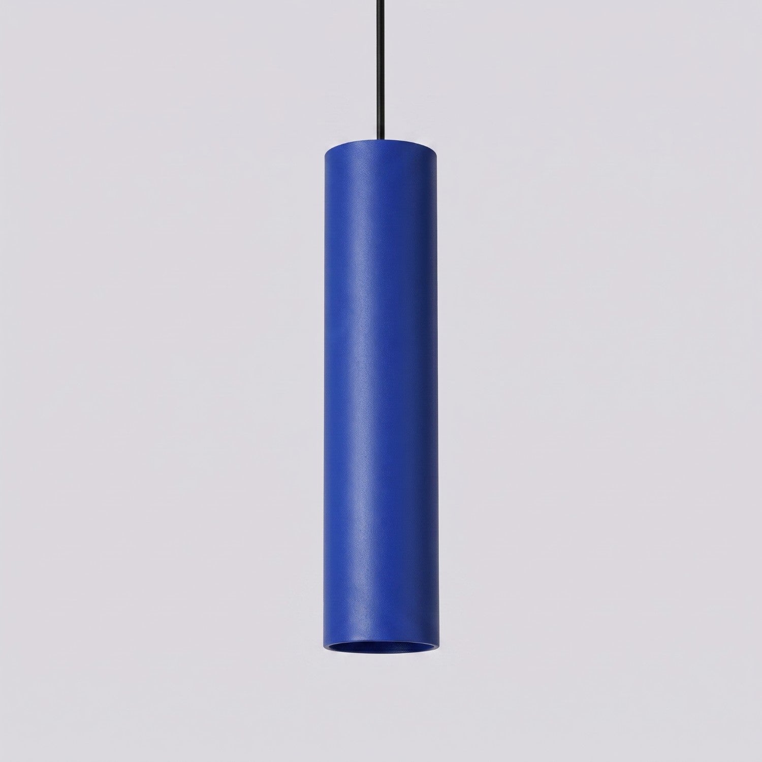 Suspension Pastelo 3 en grappe tubes fins bleu outremer G9, vue 4