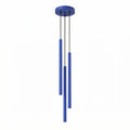 Suspension Pastelo 3 en grappe tubes fins bleu outremer G9