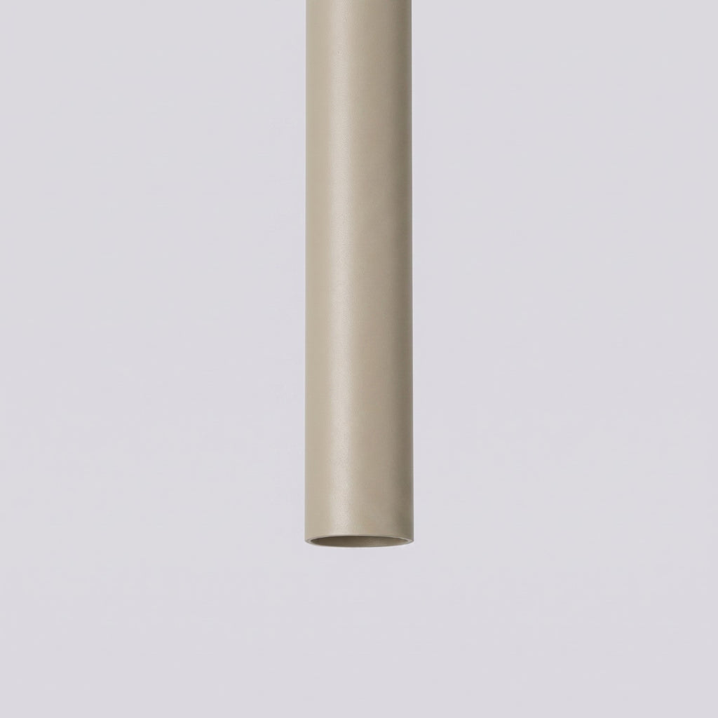 Suspension Pastelo 3 en grappe tubes fins taupe G9, vue 4