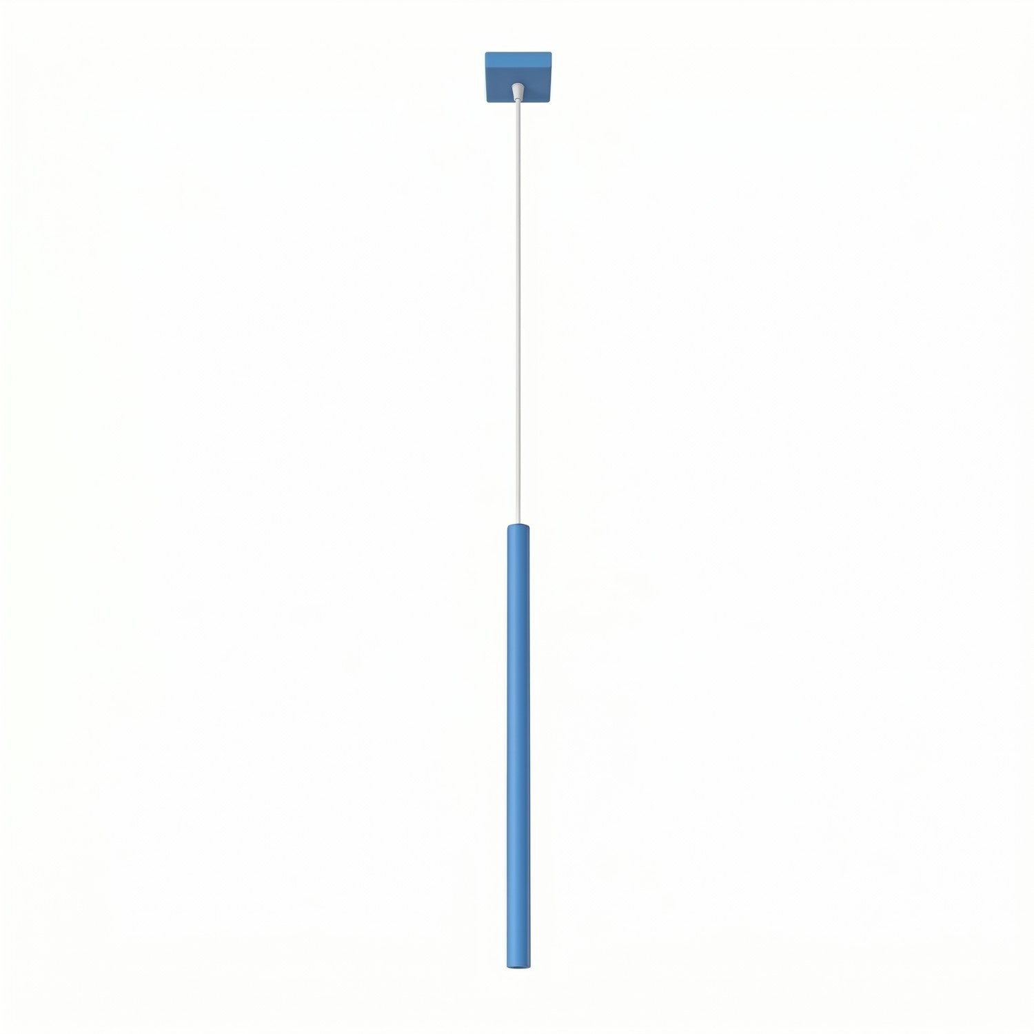 Suspension Pastelo tube fin bleu azur G9
