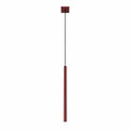Suspension Pastelo tube fin bordeaux G9