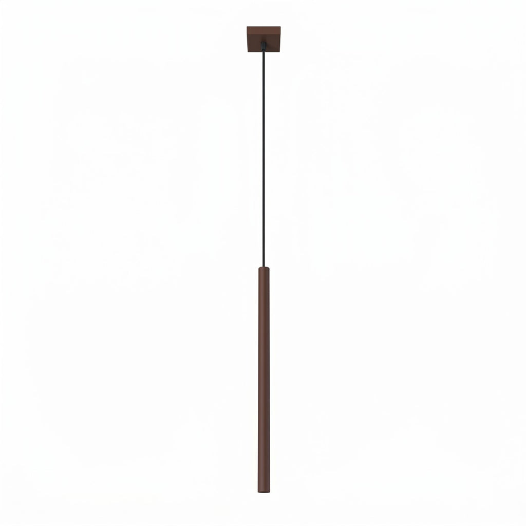 Suspension Pastelo tube fin brun G9