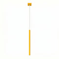 Suspension Pastelo tube fin jaune G9