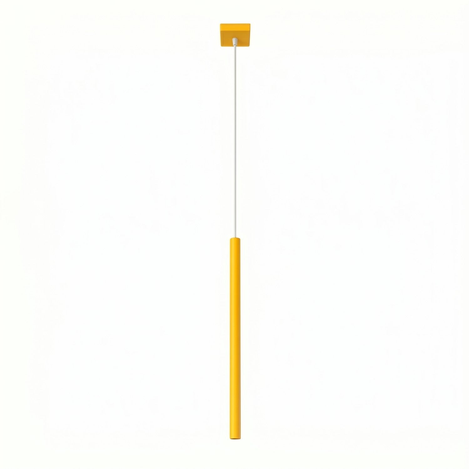 Suspension Pastelo tube fin jaune G9