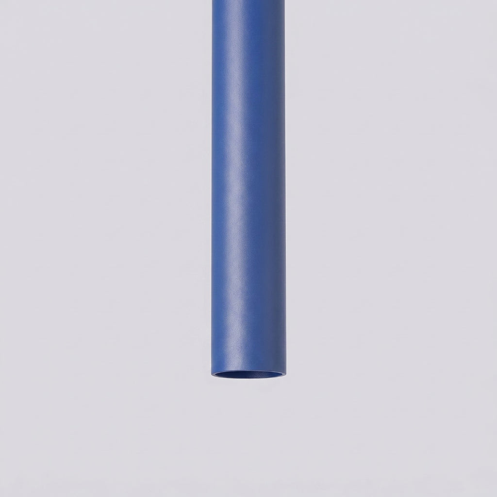 Suspension Pastelo tube fin bleu outremer G9, vue 4