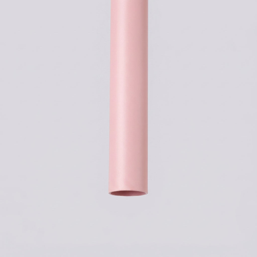 Suspension Pastelo tube fin rose G9, vue 4