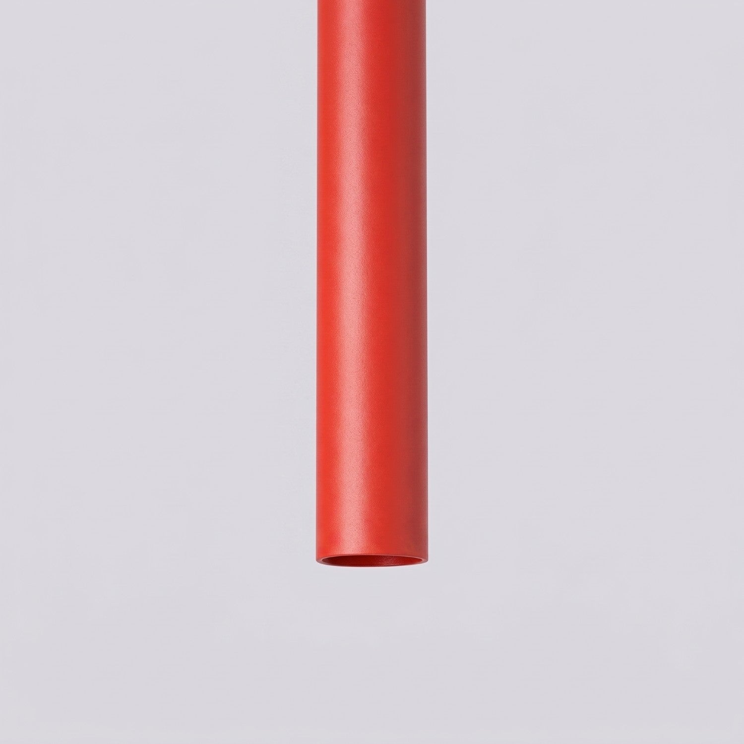 Suspension Pastelo tube fin rouge G9, vue 4