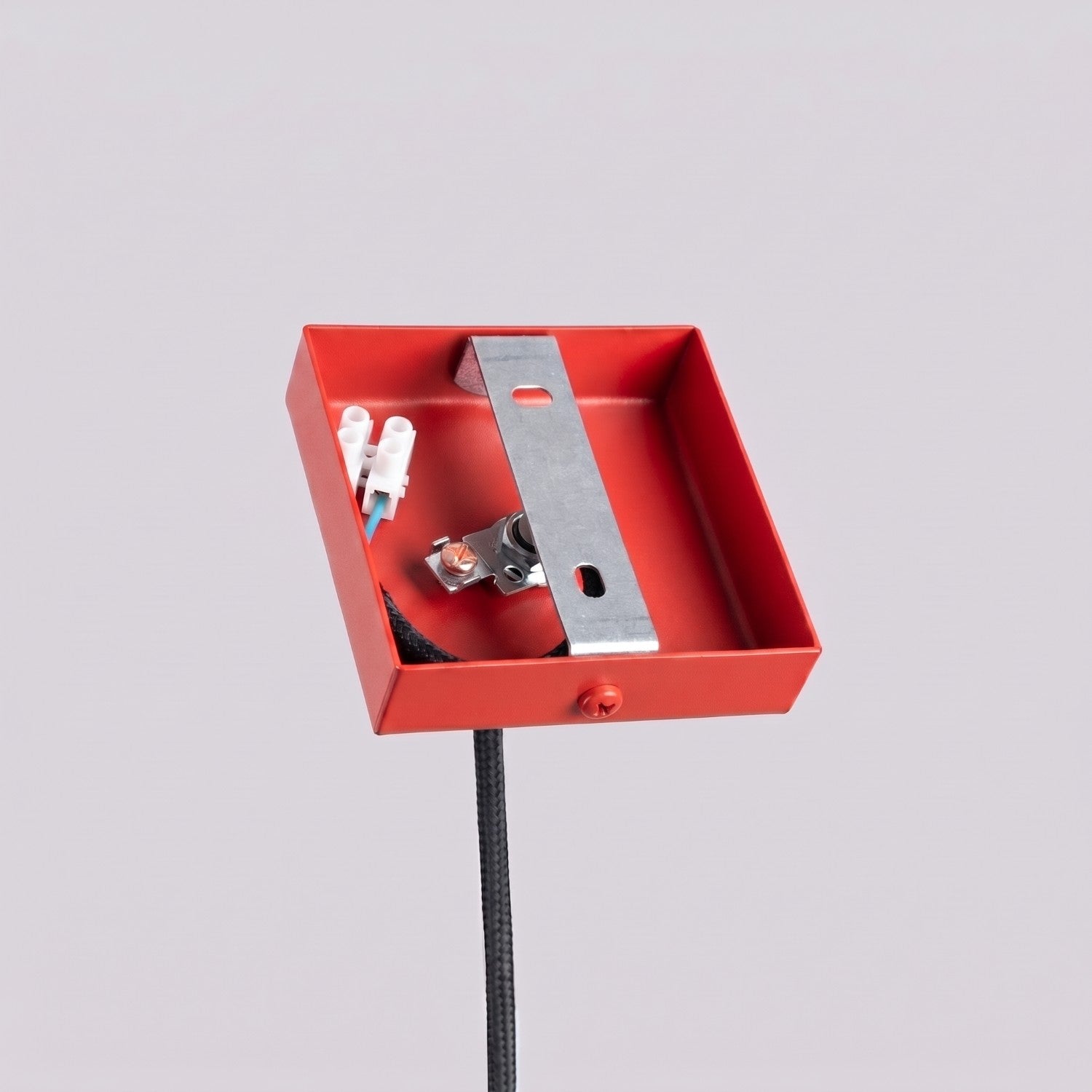 Suspension Pastelo tube fin rouge G9, vue 5
