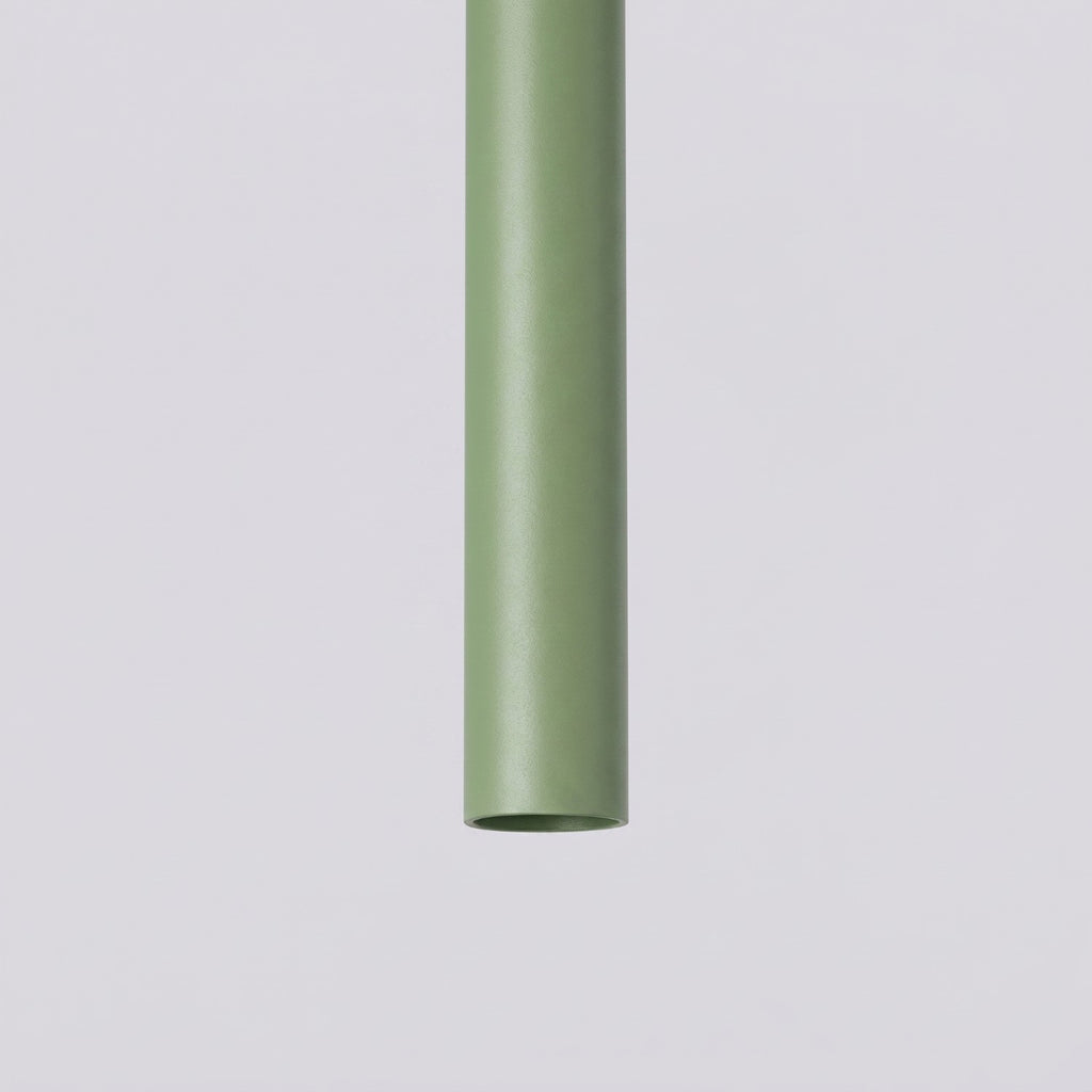 Suspension Pastelo tube fin vert sauge G9, vue 4
