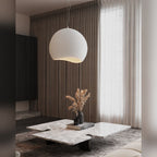 Suspension Pierre 70 cm blanche E27, vue 3