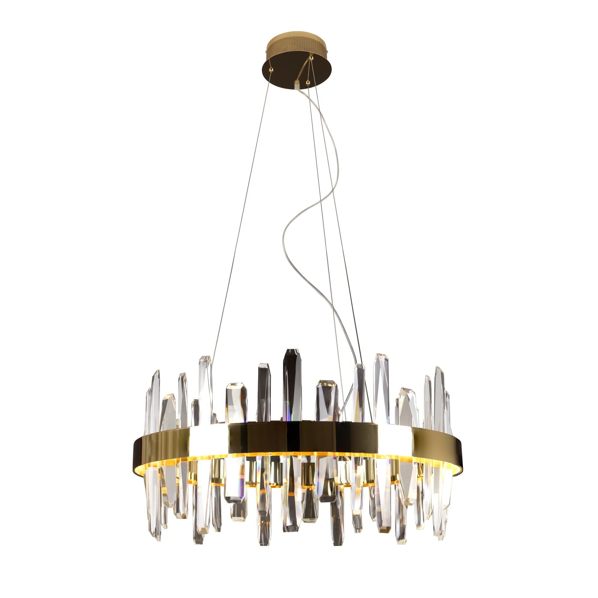 Suspension Prince 60 cm dorée