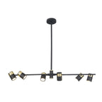Suspension Puma dorée GU10