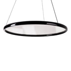 Suspension Qled anneau LED noire, vue 4