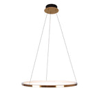 Suspension Queen 70 cm dorée brossée