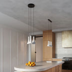 Suspension REA béton gris E14 en situation dans un intérieur