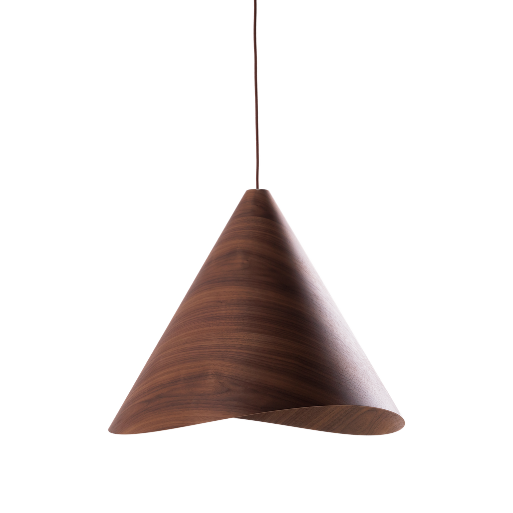 Suspension Sakura 61 cm noyer foncée E27, vue 3