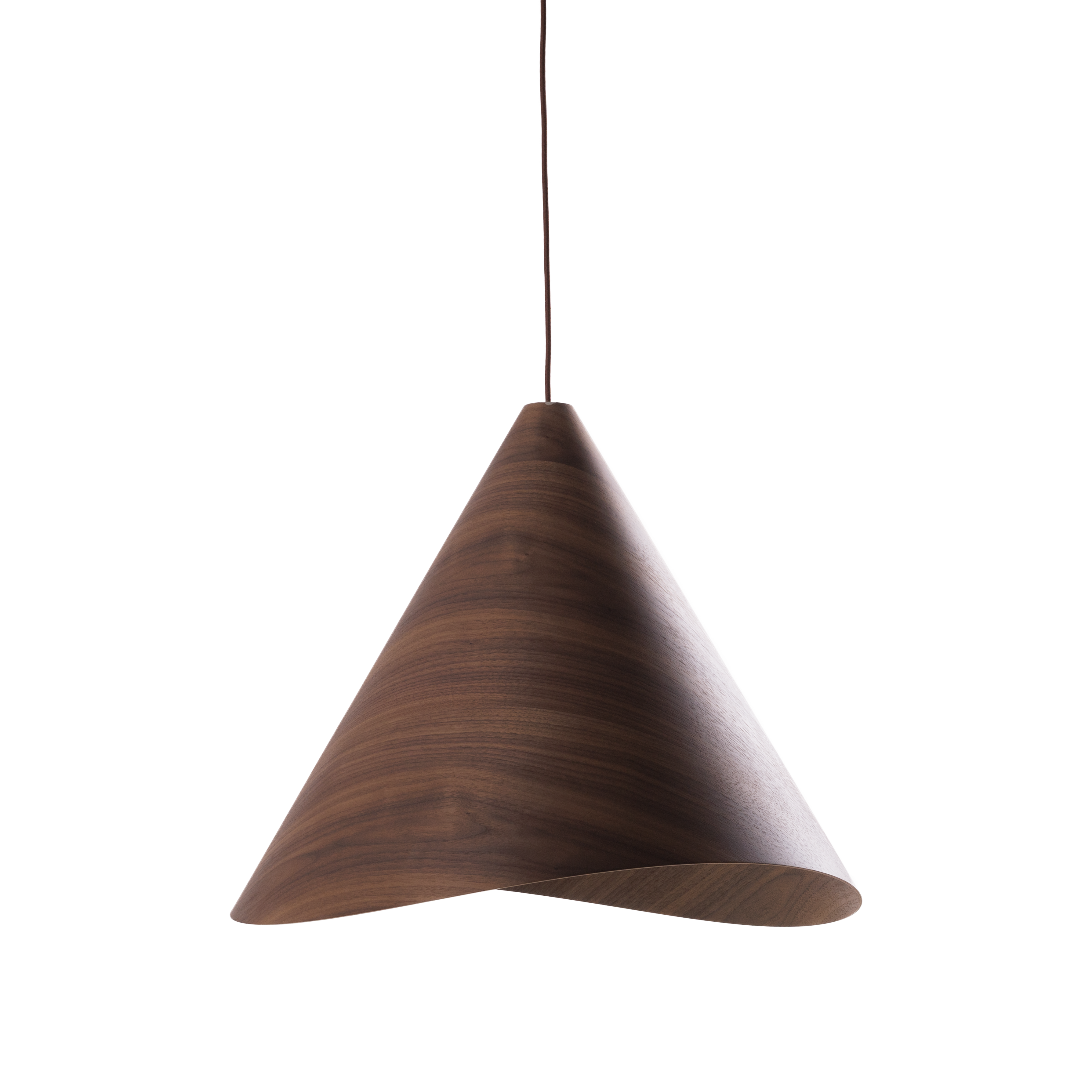 Suspension Sakura 61 cm noyer foncée E27, vue 3