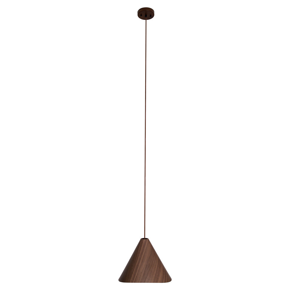 Suspension Sakura noyer foncée E27