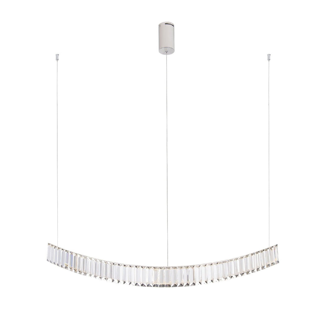 Suspension Saphir chromée, vue 4